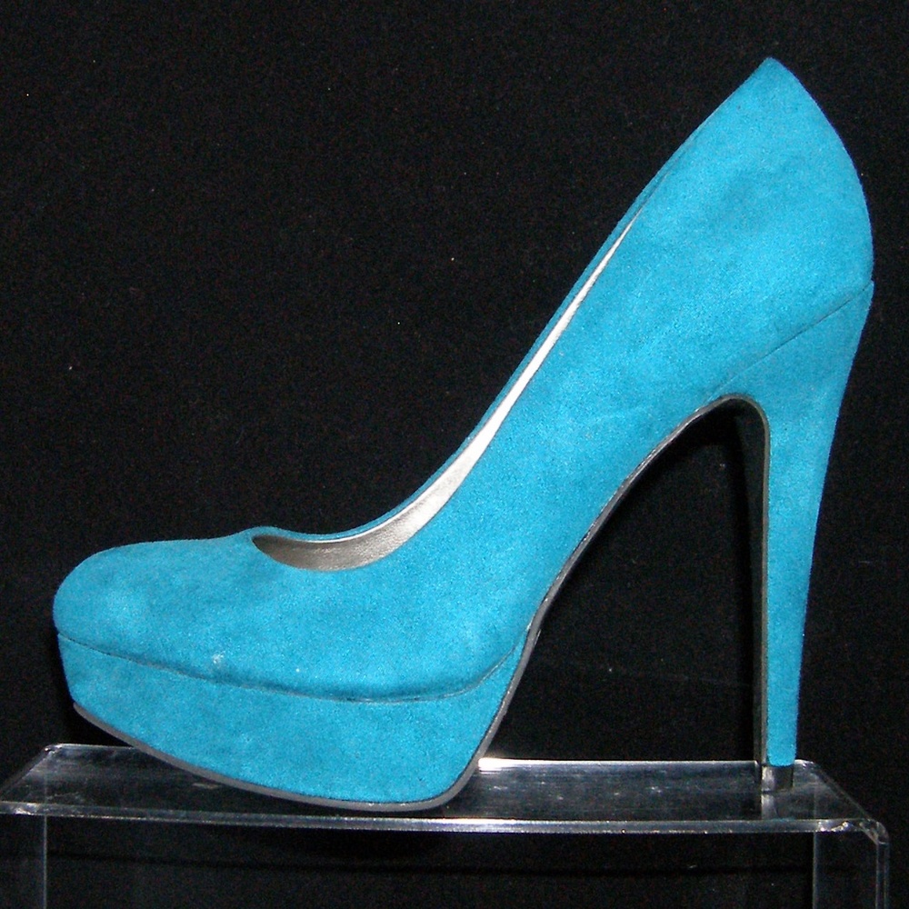 G by Guess 'Winna' teal round toe platform heel 6M - Picture 4 of 8